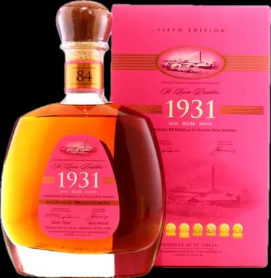Bouteille de spiritueux : 1931 - 5th Edition de la marque Saint Lucia Distillers