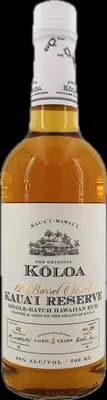 Bouteille de spiritueux : Kaua'i Reserve de la marque Koloa