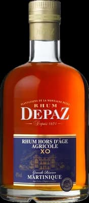 Bouteille de spiritueux : XO Grande Réserve de la marque Depaz
