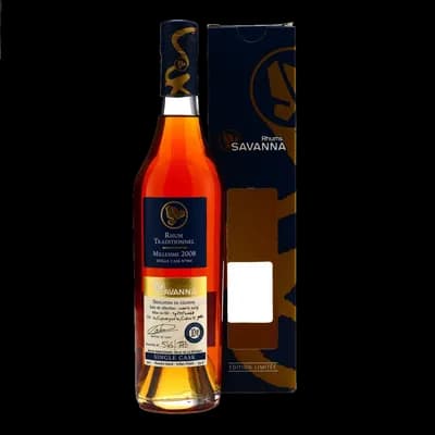 Bouteille de spiritueux : Single Cask Calvados Finish de la marque Savanna