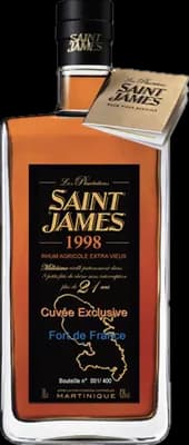 Bouteille de spiritueux : Cuvée Exclusive - Fort de France de la marque Saint James