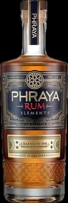 Bouteille de spiritueux : Elements de la marque Phraya