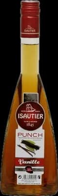 Bouteille de spiritueux : Punch Vanille de la marque Isautier