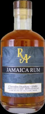 Bouteille de spiritueux : Jamaica Rum de la marque Rum Artesanal