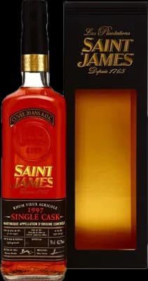 Bouteille de spiritueux : Single Cask de la marque Saint James