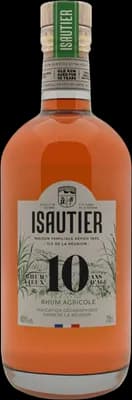 Bouteille de spiritueux : Rhum Vieux 10 Ans d'Âge de la marque Isautier