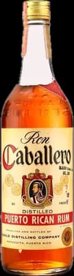 Bouteille de spiritueux : Ron Caballero Puerto Rican Rum 1950s de la marque Guild Distilling Company