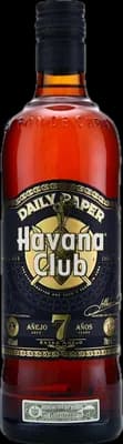 Bouteille de spiritueux : 7 Años Daily Paper de la marque Havana Club