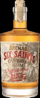 Bouteille de spiritueux : Six Saints de la marque Grenada Distillers
