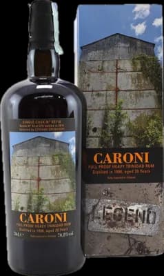 Bouteille de spiritueux : Heavy Trinidad Rum (Stefano Cremaschi) de la marque Caroni