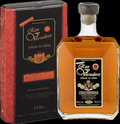 Bouteille de spiritueux : Gran Reserva Añejo 15 Años de la marque Ron Varadero
