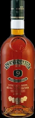 Bouteille de spiritueux : 9 Years Conmemorativo de la marque Centenario