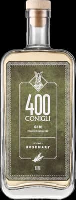 Bouteille de spiritueux : Volume 2 Rosemary de la marque 400 Conigli Gin