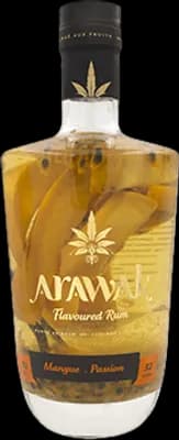 Bouteille de spiritueux : Mangue - Passion de la marque Arawak