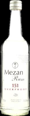 Bouteille de spiritueux : 151 Overproof de la marque Mezan