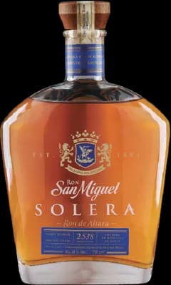 Bouteille de spiritueux : Solera de la marque Ron San Miguel