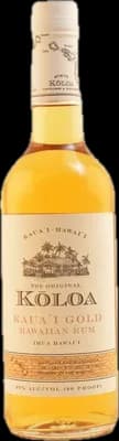Bouteille de spiritueux : Koloa Kaua'i Gold de la marque Koloa Rum Company
