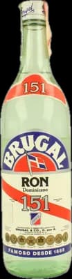 Bouteille de spiritueux : 151 de la marque Brugal