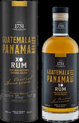 Bouteille de spiritueux : Central America XO (Guatemala Panama Bélize) de la marque 1731 Fine & Rare