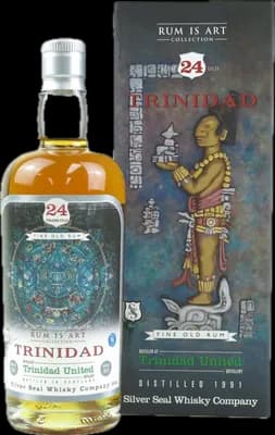 Bouteille de spiritueux : Rum is Art Collection de la marque Silver Seal