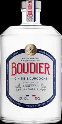 Bouteille de spiritueux : Gin de Bourgogne - Bourgeon de Cassis de la marque Gabriel Boudier