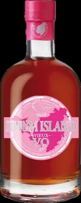 Bouteille de spiritueux : VO de la marque Rhum Island