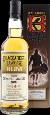 Bouteille de spiritueux : Raw Cask Rum de la marque Diamond