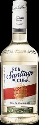 Bouteille de spiritueux : Carta Blanca de la marque Santiago de Cuba