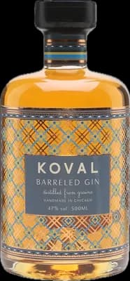 Bouteille de spiritueux : Barrelled Gin de la marque Koval