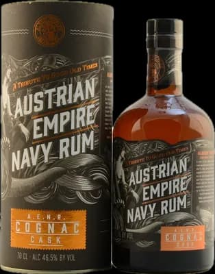 Bouteille de spiritueux : Cognac Cask de la marque Austrian Empire Navy Rum