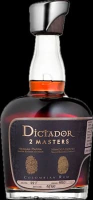 Bouteille de spiritueux : 2 Masters Carlos I de la marque Dictador