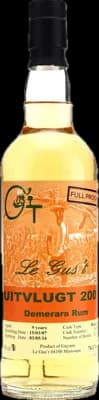 Bouteille de spiritueux : Demerara Rum de la marque Uitvlugt
