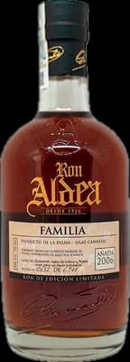 Bouteille de spiritueux : Familia 15 ans 2006 de la marque Ron Aldea