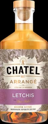 Bouteille de spiritueux : Arrangé Letchis de la marque Chatel