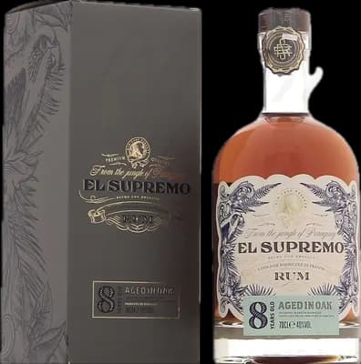 Bouteille de spiritueux : 8 Años de la marque El Supremo