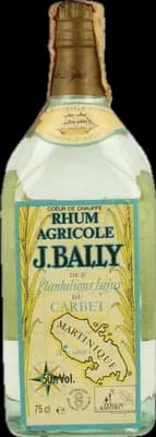 Bouteille de spiritueux : Blanc Plantation Lajus du Carbet de la marque J. Bally