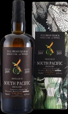 Bouteille de spiritueux : Exclusively Bottled for Sansibar de la marque South Pacific