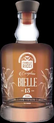 Bouteille de spiritueux : Exception Bielle 15 ans de la marque Famille Ricci