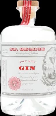 Bouteille de spiritueux : Dry Rye Gin de la marque St George