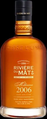 Bouteille de spiritueux : Millésime 2006 de la marque Rivière du Mât