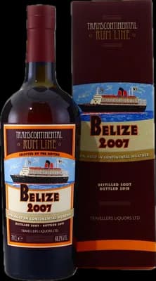Bouteille de spiritueux : Belize 2007 de la marque Transcontinental Rum Line
