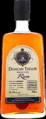 Bouteille de spiritueux : Single Cask Rum 2004 Aged 12 Years (A Private Estate Distillery) de la marque Duncan Taylor