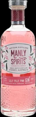 Bouteille de spiritueux : Lilly Pilly Pink Gin de la marque Manly Spirits