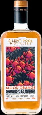 Bouteille de spiritueux : Blood Orange Gin de la marque Silent Pool