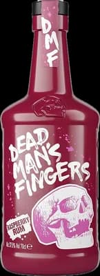 Bouteille de spiritueux : Raspberry Rum de la marque Dead Man’s Fingers