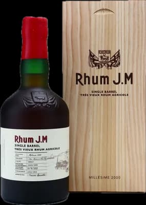 Bouteille de spiritueux : Single Barrel de la marque Rhum J.M
