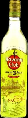 Bouteille de spiritueux : 3 Años (Hotel Nacional) de la marque Havana Club