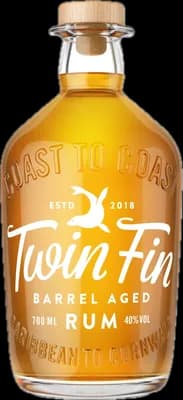 Bouteille de spiritueux : Barrel Aged Rum de la marque Twin Fin