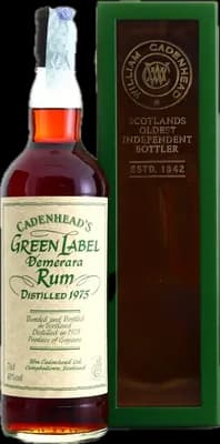 Bouteille de spiritueux : Demerara Rum de la marque Cadenheads