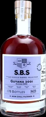 Bouteille de spiritueux : Guyana de la marque S.B.S
